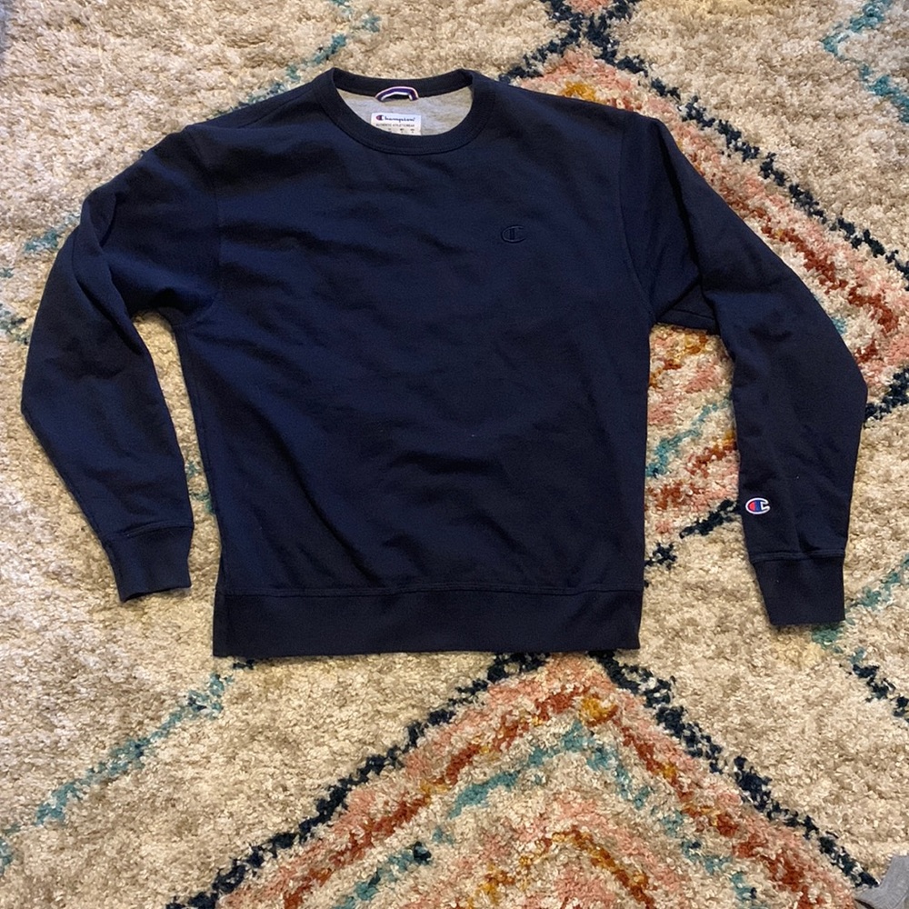 Blue Champion Crewneck Sweater